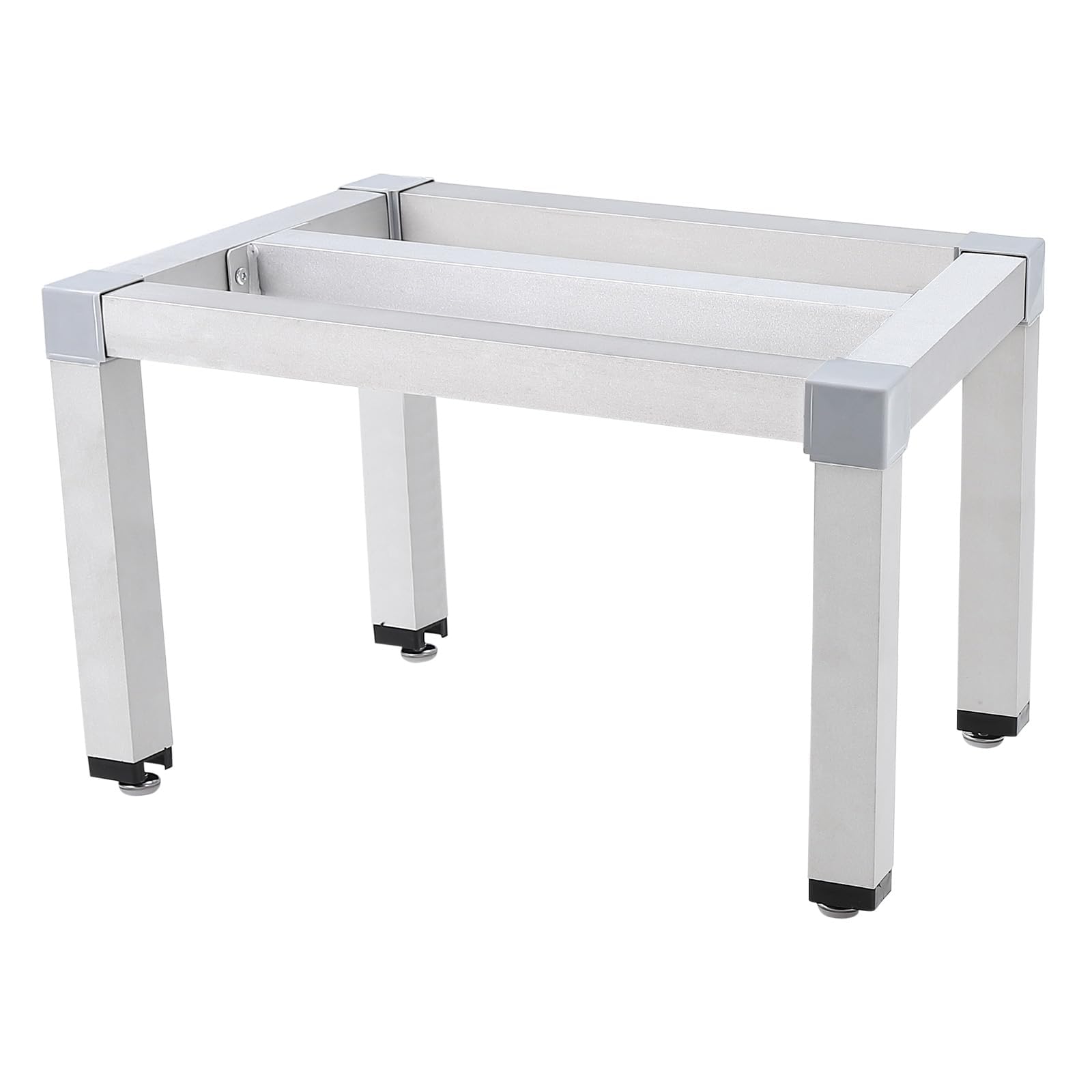 ExploreHorizon Aluminum Dunnage Rack 24'' x 14'' | 1000 Lb Capacity | Low Shelf for Storage Off The Floor In Kitchens, Restaurants, Supermarkets, and