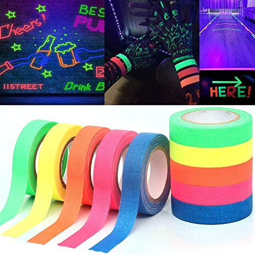 YMSJ Nastro in tessuto fluorescente, 5 m, per