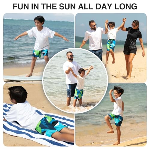 Image of Kanu Surf Boys' Avalon Quick Dry UPF 50+ Beach Swim Trunk