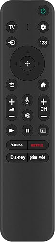 Miniatura 1 de Allimity RMFTX800U - Control remoto de búsqueda por voz de repuesto compatible con Sony Bravia 4K LED Smart TV XR-55X90CK XR-65A80CK XR-65X90CK