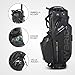 Big Max Dri Lite Hybrid Plus: Ultra-Spacious 14-Way Golf Bag, Lightweight & Water-Resistant, Hybrid Bag - Golf Push Cart Compatible (Black)