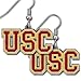 NCAA Siskiyou Sports Womens USC Trojans Dangle Earrings One Size Team Color