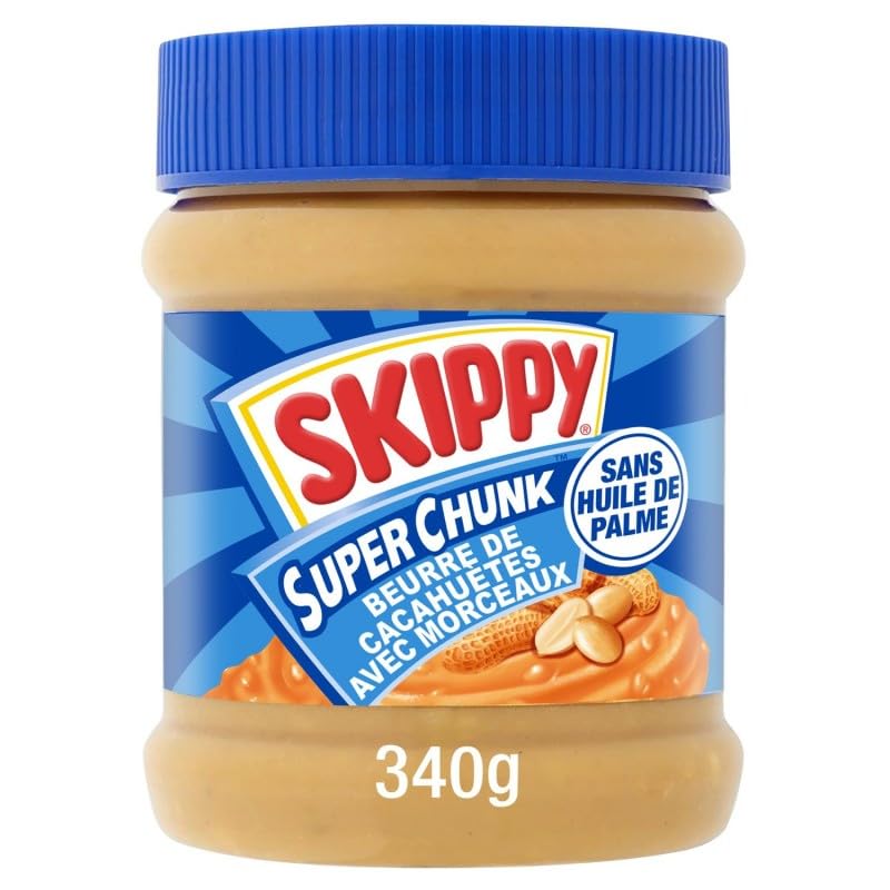 Skipy Super Crunch - Mantequilla de cacahuete (340 g), dos artículos