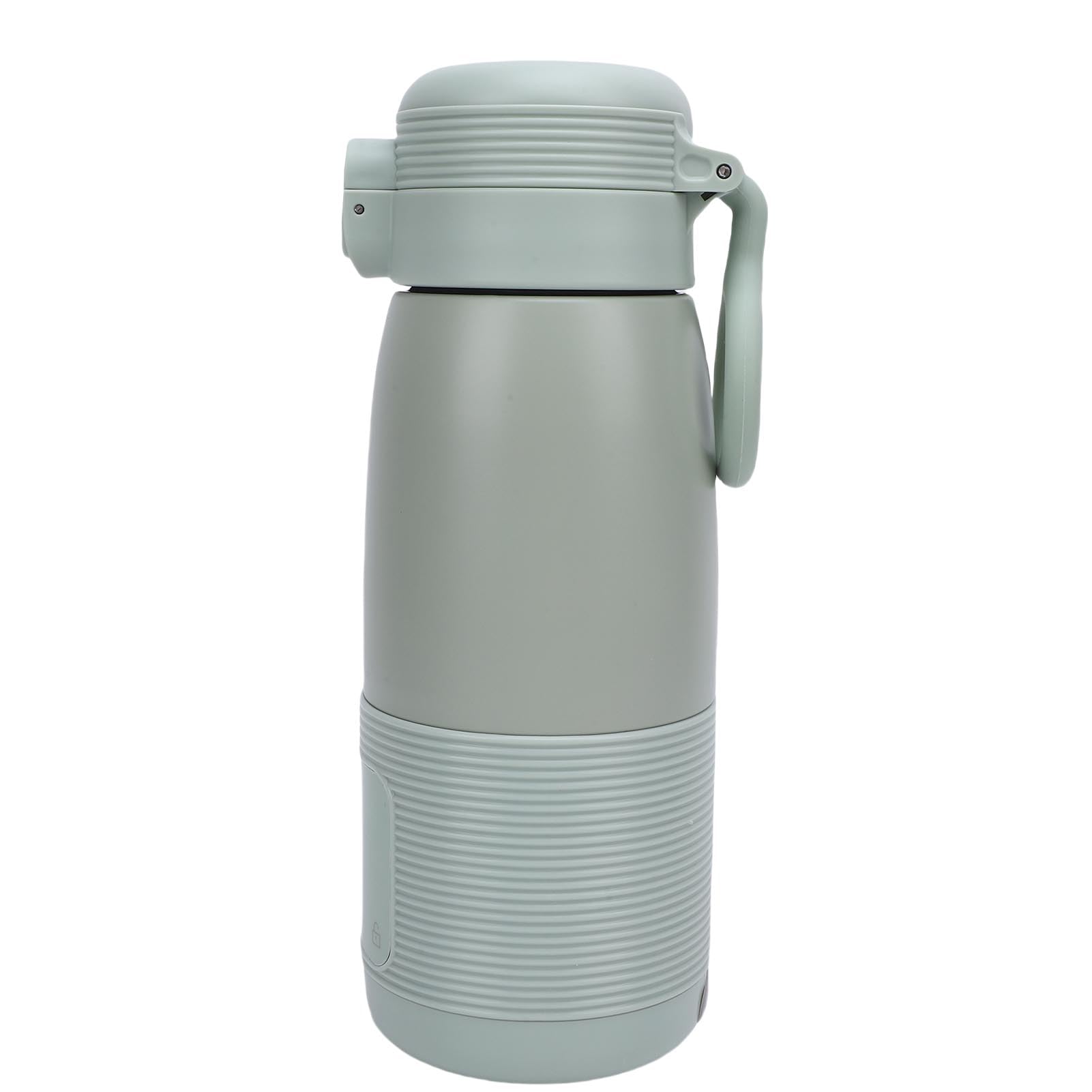 Generic Chauffe-Lait sans Fil à Chauffage Rapide, Fonctionne à Piles pour Les Voyages, Chauffe-biberon Rechargeable pour Le Camping en Acier Inoxydable (350 ML 5000 mah)