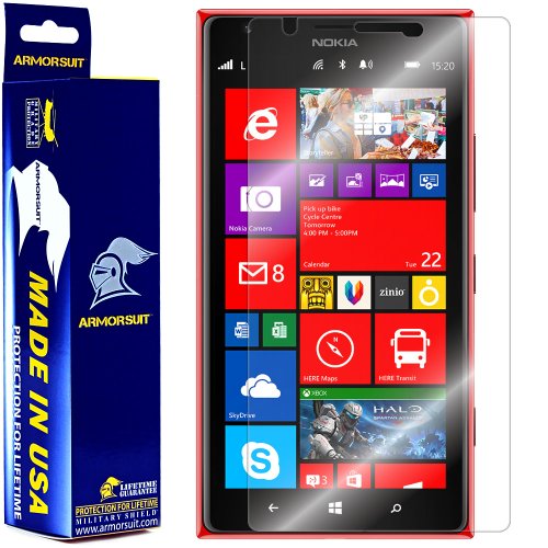 ArmorSuit 2 Pack MilitaryShield Screen Protector designed for Nokia Lumia 1520 Max Coverage HD Clear Film - Made in USA