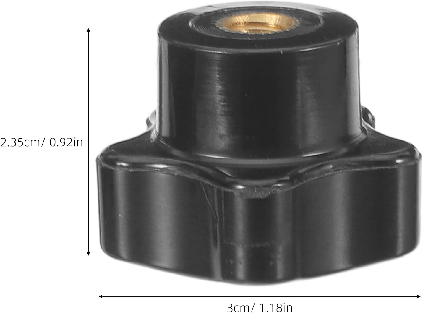 5pcs Star Clamping Knobs, T-Track Five-Star Thru Knobs, M6 Through Hole Handle for Workbench Woodworking Project Lawn Mower Parts Umbrella Base