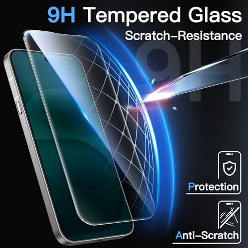 Image of JETech Tempered Glass Screen Protector Guard for Nothing Phone 4a Pro with Easy Installation Tool, Fingerprint ID Compatible, HD Clear, 3-Pack