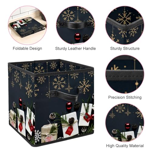 Boîte de rangement pliable cube textile ultra rigide pour optimiser l'espace du dressing