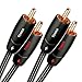 Produktbild AudioQuest 2 m Tower RCA Audiokabel 2 x RCA Schwarz - Audiokabel (2 x RCA, 2 x RCA, Kupfer, 2 m, schwarz)