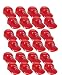 MLB Mini Batting Helmet Ice Cream Sundae/ Snack Bowls, Nationals - 24 Pack