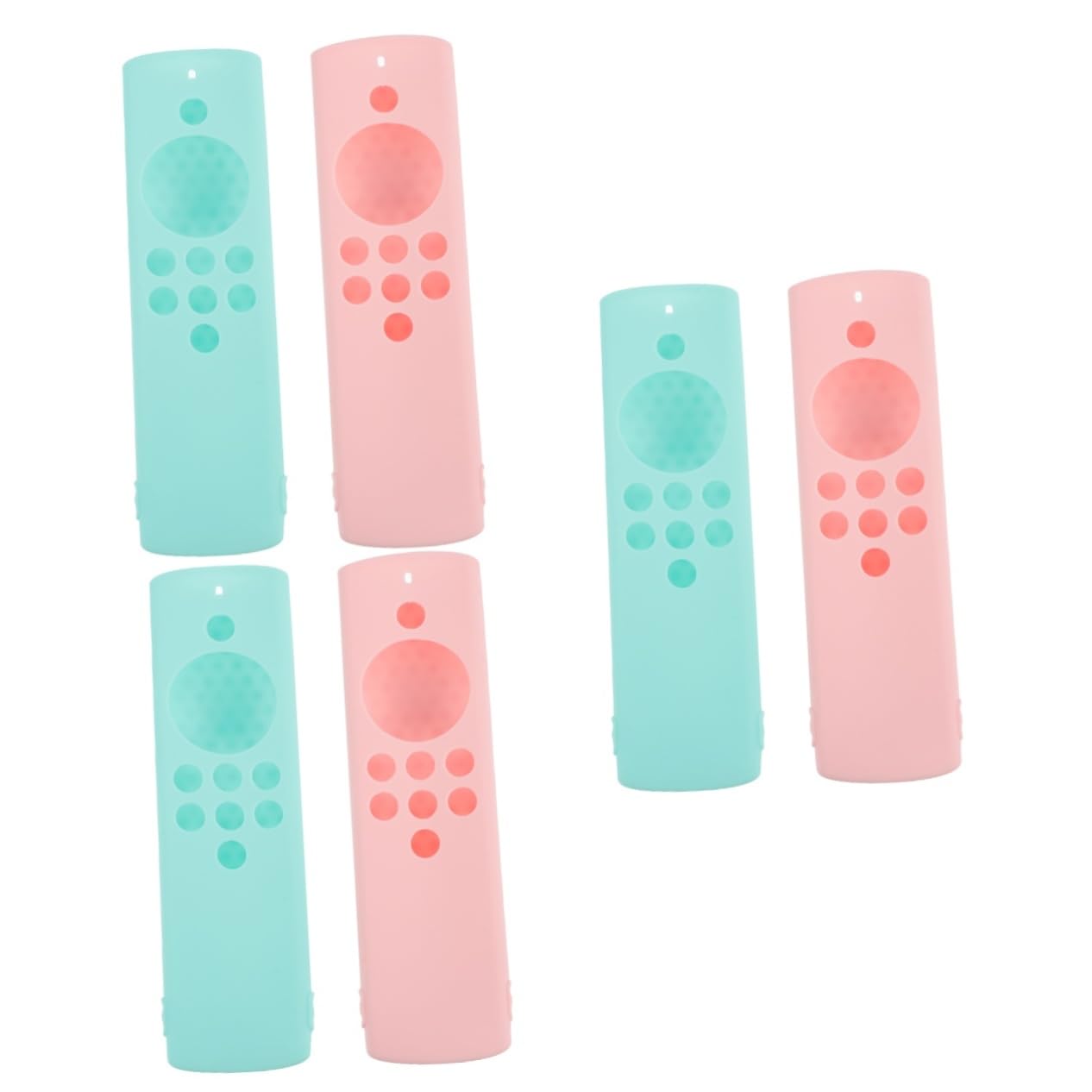 Uonlytech 6 Piezas Control Remoto Accesorios casa Accesorios para TV Cubierta del Controlador de TV de Silicona Protector de Controlador de TV Accesorio de Carcasa de Controlador de TV Lite