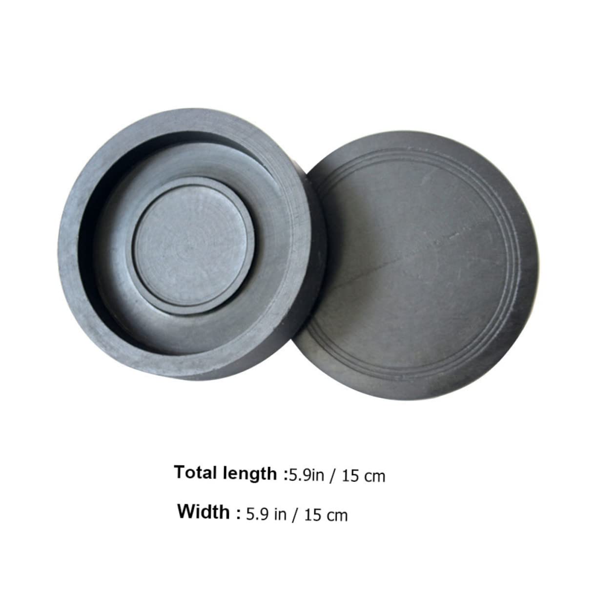 KALLORY Modern Calligraphy Tool Inkstone with Ink Plate Chinese Calligraphy Inkstone for Beginners