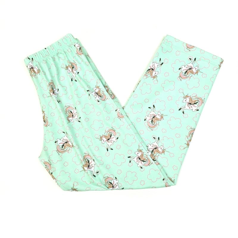 Image of Mirawise Girls 3 Pc Pajamas Sleepwear Cotton Pjs Clothes Set 4-13 Years