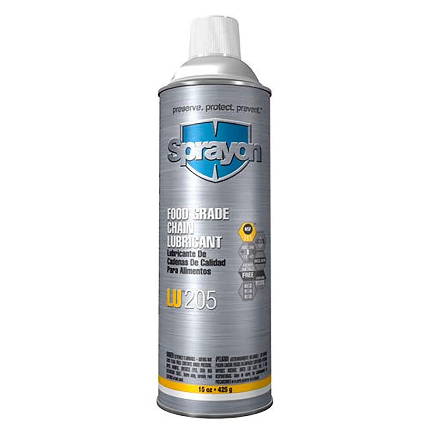 Sprayon LU205 Food Grade Chain Lubricant - Lot of 12