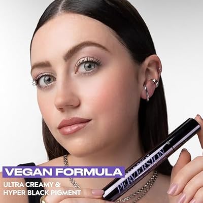 Urban Decay Perversion Volumizing Black Mascara + Subversion Eyelash Primer Bundle - for Length & Volume - Bold, Buildable Lash Look