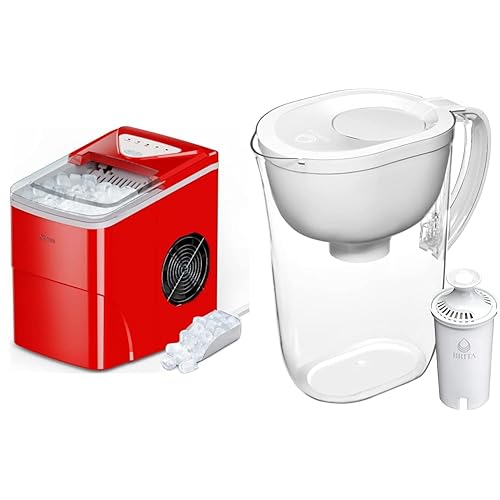 Ice Makers Countertop 9 Bullet Ice Cubes & Brita Standard