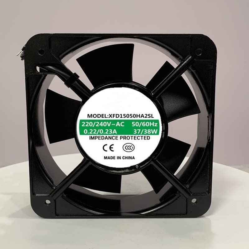 220V 0.22A 37W 15050 Cooling Fan 150X150X50mm
