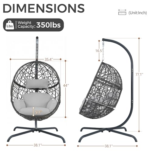 NICESOUL Egg Swing Chair Indoor Outdoor