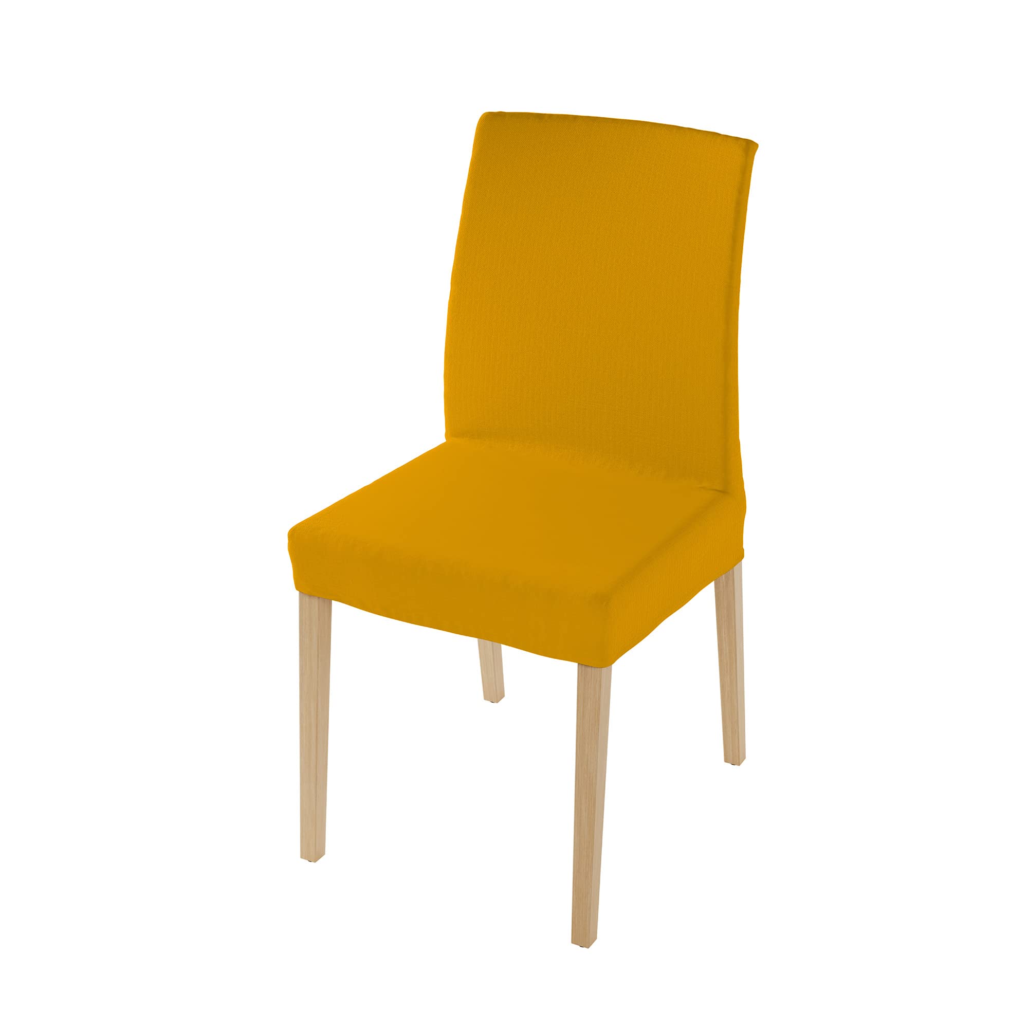 Italian Bed Linen Più bello bielastic chaircover Set, Yellow (2 Pieces), 100% polyester, STANDARD