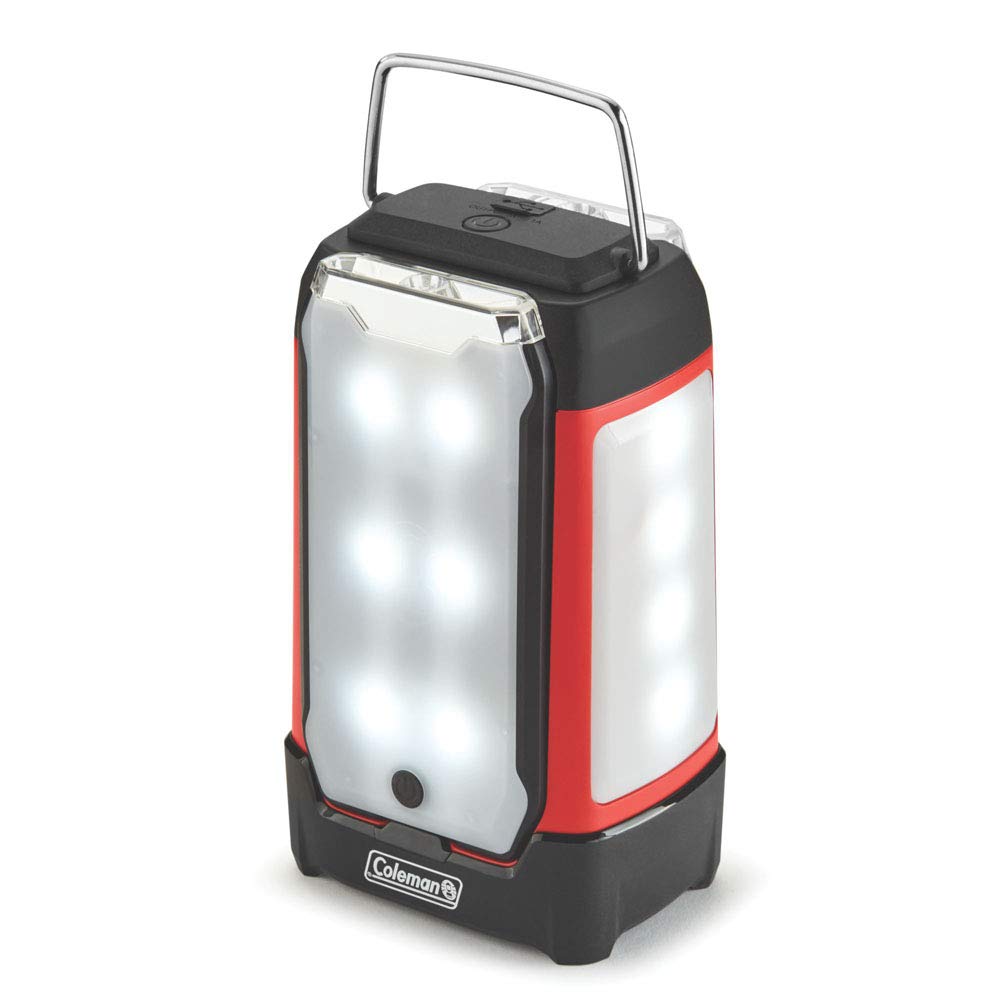 ColemanDuo Pro 2000032683 LED Lantern 2 take-Along Flashlight Panels , Black and Red, 400 Lumen