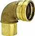 Viega 91502 ProPress Bronze XL 90-Degree Elbow with 4-Inch FTG x P