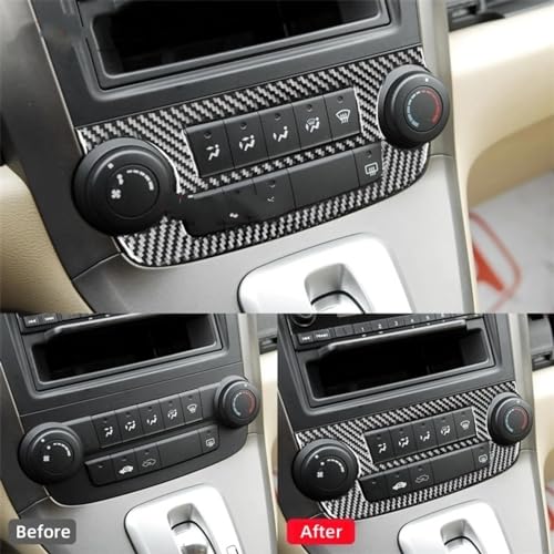 Bouton volume cadre carbone pour CRV 2007-2011 | Fixation rapide - 3