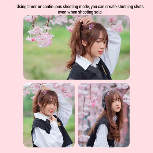 4K Digital Camera, 64MP 18X Digital Zoom Video Camcorder Autofocus with 2.8 Inch Screen, Compact Travel Small Camera Rechargeable for Photography (White)