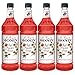 Monin Flavored Syrup, Red Passion Fruit, 33.8-Ounce Plastic Bottles (Pack of 4)