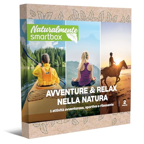 Smartbox - Cofanetto Regalo Per Uomo O Donna - Avventure & Relax Nella Natura - Idee Regalo Originale - 1 Attività Sportiva O Rilassante Per 2 Persone