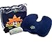 Coccyx Seat Cushion - Maximum Sciatica Pain Relief, Bonus Tote and 3 Color Covers: Blue, Gray, Black