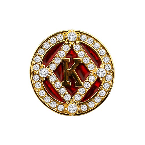 CHOORO K Brooch Pins K Red Gold Brooch for Men