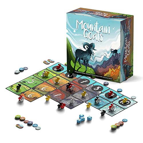 Mountain Goats juego de mesa para 2 a 4 jugadores miniatura 1