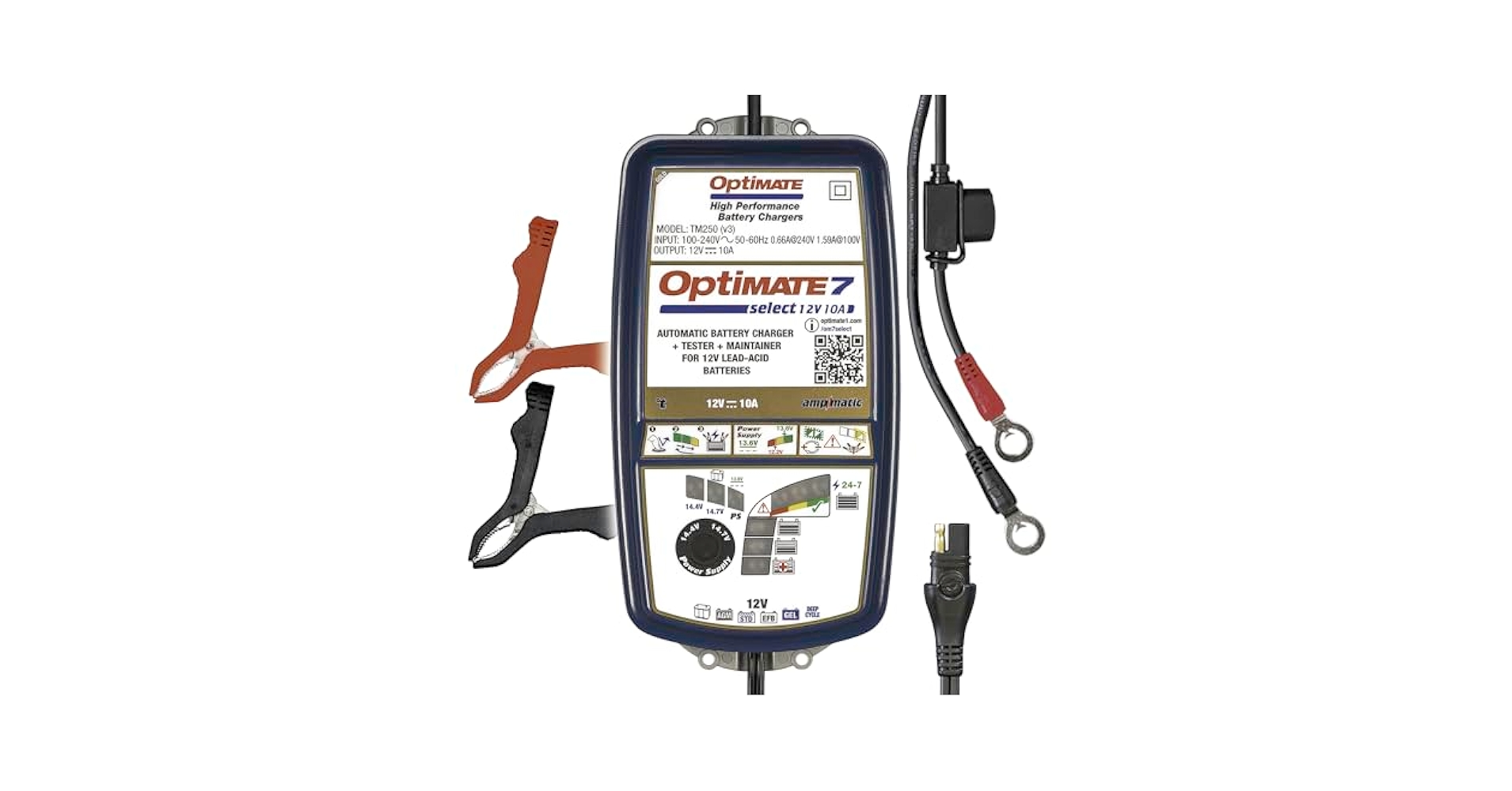 Amazon.com: Optimate 7 Select - 12V 10A, High Performance
