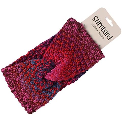 Alsino Damen Stirnband Haarband Schleife Winter Retro Mädchen Kopfband Gestreift Kinder Ohrenschützer Ohrenwärmer Vintage Cover