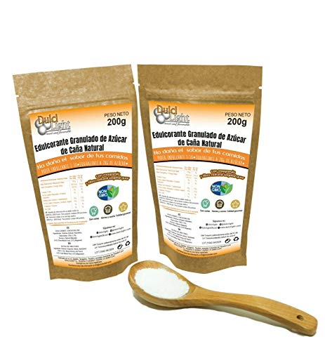 Sucralosa Ecologica Natural Edulcorante granulado Dulcilight Sucralosa Pack 2 doypack 400 gr= 4kg. 1:10 Producto SABOR Y CALIDAD PREMIUM