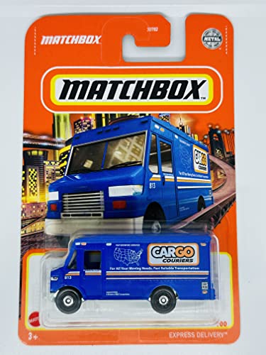 Matchbox 2022 Express Delivery Camión Azul 1:64 miniatura 1