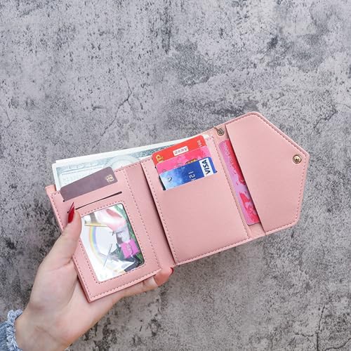 Women's Short Wallet with Multi Card Slots, Slim Design for Daily Use, Shopping, Travel & Everyday Carry, PU Leather Bifold Purse with Coin Pocket, Compact Credit Card Holder for Ladies2