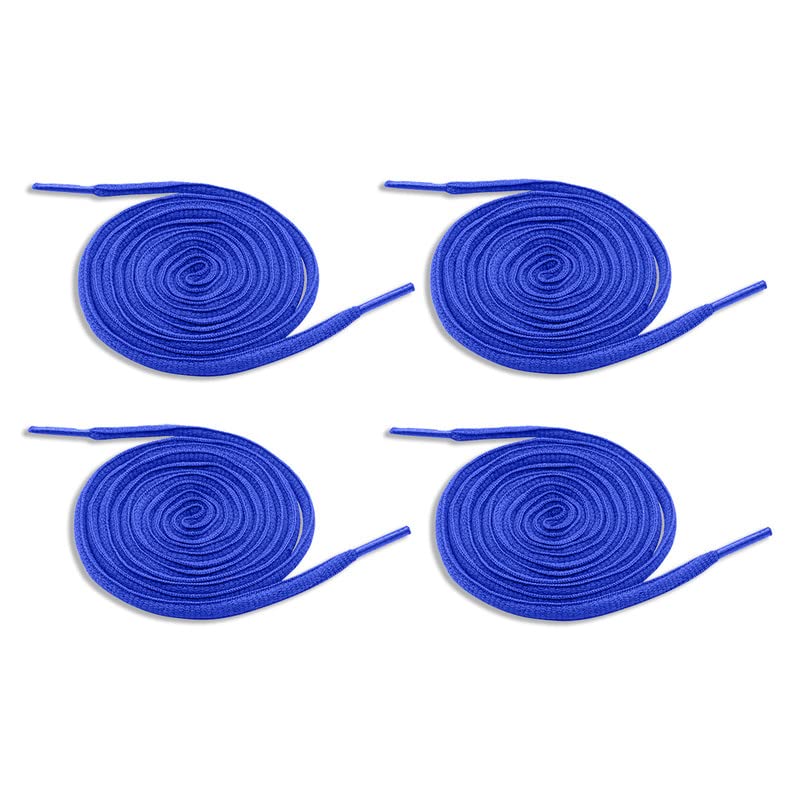 Image of PANGAEA Oval Shoe Laces for Sneakers, Half Round Athletic Shoestrings for Running Basketball Trainer Shoes, 1 /4 inch