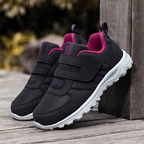 Womens Orthopedic Bowling Shoes Wide Width Slip on Walking Shoes Comfortable Mesh Lightweight Breathable Cushion Sneakers Arch Support4