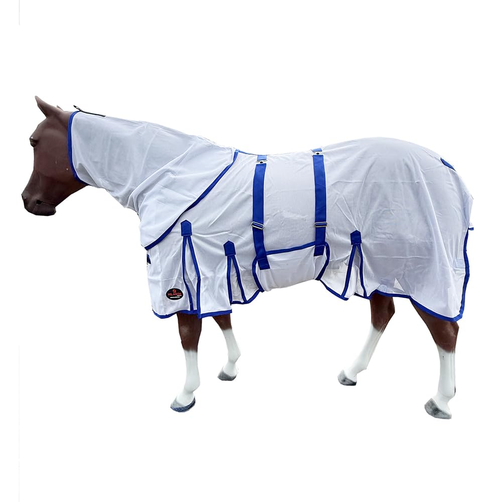 HILASON Horse Fly Sheet Breathable Mesh UV Protection Mosquito Bug Summer