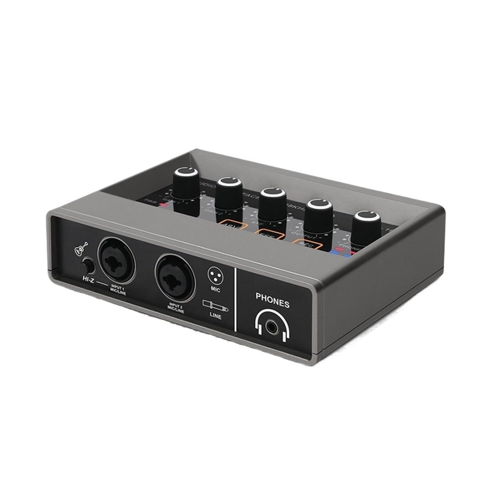 Professional Mixer USB Interface Sound Card DJ Equipment Recording Studio Electric Guitar Converter