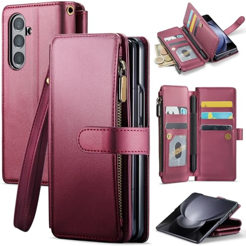 Deekeewe Samsung Galaxy Z Fold 7 5G EHbgP[X J[hz_[t fB[X Y RFIDubN PUU[ tbvJo[ Wbp[ XgXgbv LbNX^h X}zP[X Galaxy Z Fo