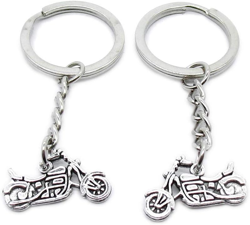 100 Pieces Keyring Keychain Wholesale Suppliers Jewelry Clasps WF1E2C Motorcycle Scooter