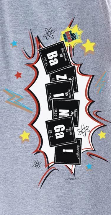 The Big Bang Theory Mens' Bazinga! Periodic Table Sleep Pajama Pants3