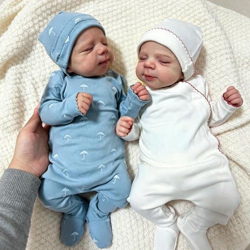 RXDOLL Muñecas de bebé de silicona de cuerpo completo de vinilo de cuerpo completo, muñeca de bebé de silicona completa realista de 18 pulgadas, muñecas de bebé de la vida real, muñeca Reborn realista