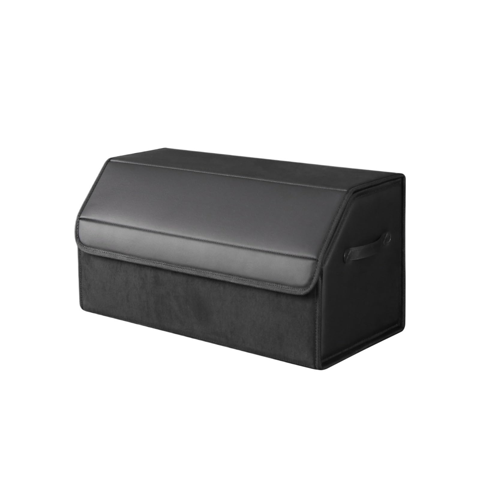 Car trunk storage box Big capacity Multifunctional suede car Folding Storage Box(GRAY)