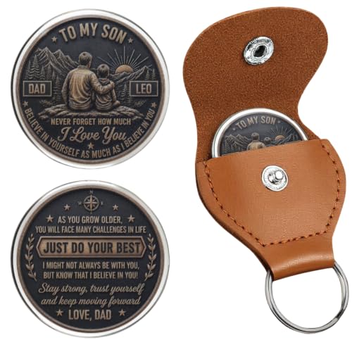 Pawfect House Gifts To My Son Coin Personalized Pocket Hug Fathers Day Birthday Gifts For Son You Mean The World To Me Men Birthday Gifts Ideas