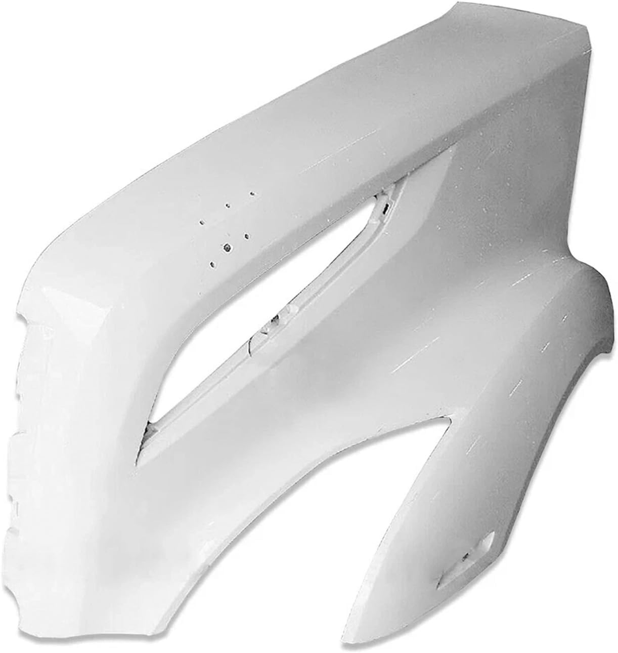 KOZAK Fiberglass Hood Fender Left Driver Side compatible with Volvo VNL 2018+ PLUS Logo, 2X 22 Windshield Wipers, License Plate Frame and Vest
