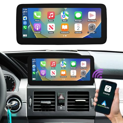 NINETOM 10.25C` ^b`XN[ CX CarPlay Android I[g}`fBA J[WIV[o[ ZfXxc GLK Class X204 NTG4.0VXe (2008-2012) Ή