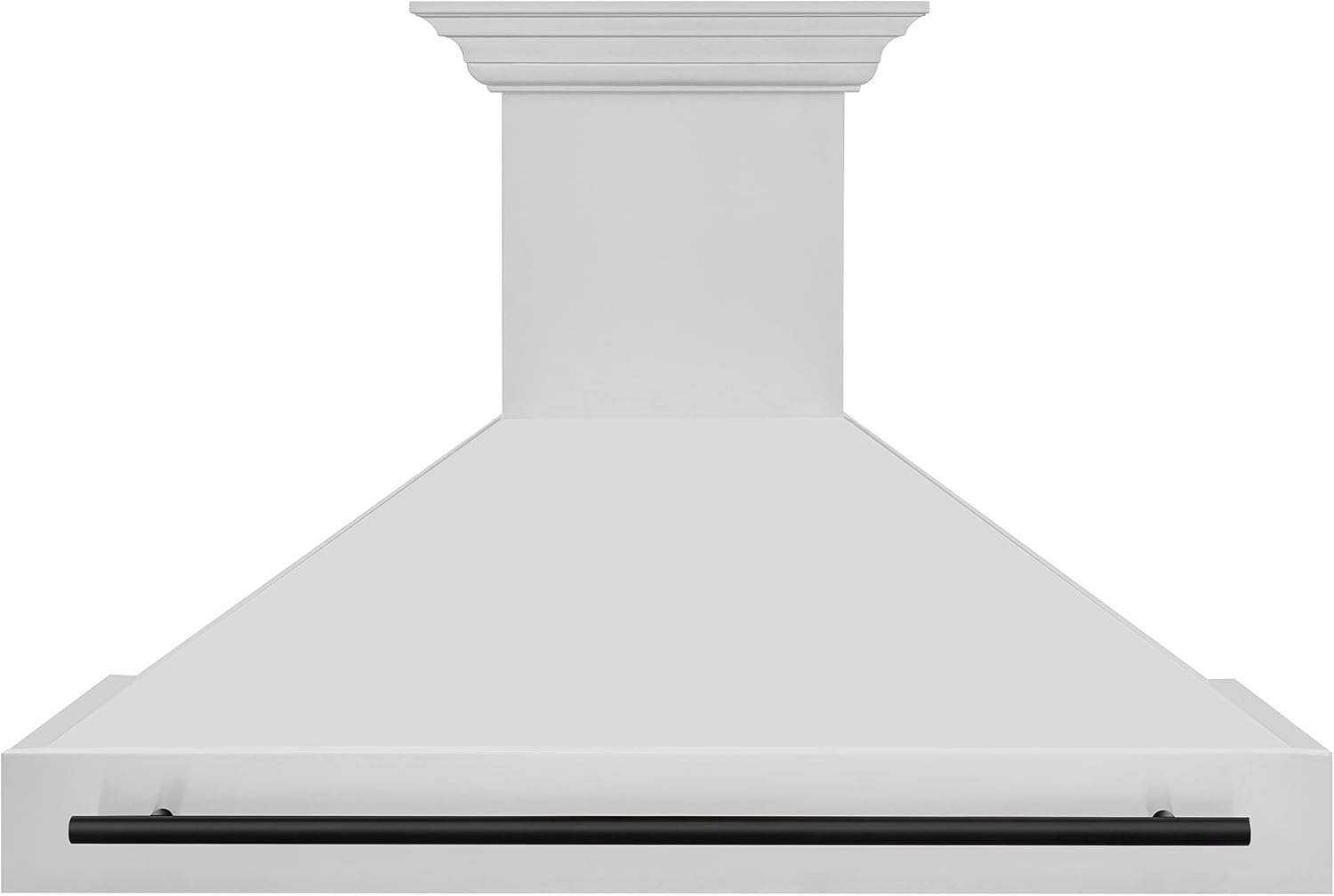 ZLINE 48" Autograph Edition Stainless Steel Range Hood with Stainless Steel Shell and Matte Black Handle (8654STZ-48-MB)